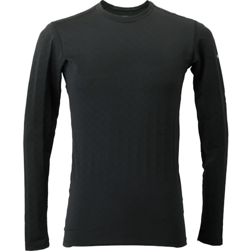 トラスコ中山 リベルタ LD＿FTP＿L/Sクルーネックインナー/BLK(L)（ご注文単位1着）【直送品】