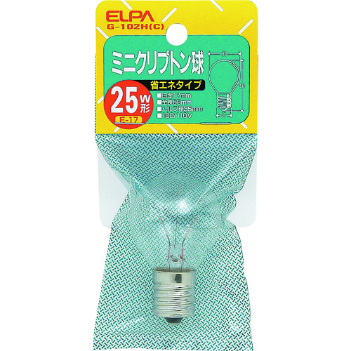 トラスコ中山 ELPA クリプトン球25W　202-2518（ご注文単位1個）【直送品】