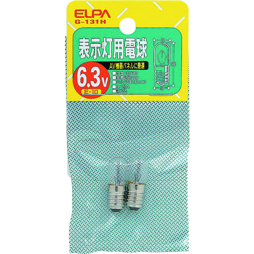 トラスコ中山 ELPA 表示灯用電球　102-1984（ご注文単位1個）【直送品】