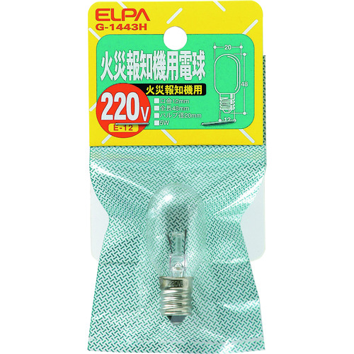 トラスコ中山 ELPA 火災報知機用電球　202-1001（ご注文単位1個）【直送品】