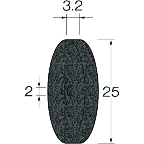 トラスコ中山 リューター ホイール型砥石(カーボンランダムホイール)（ご注文単位1袋）【直送品】