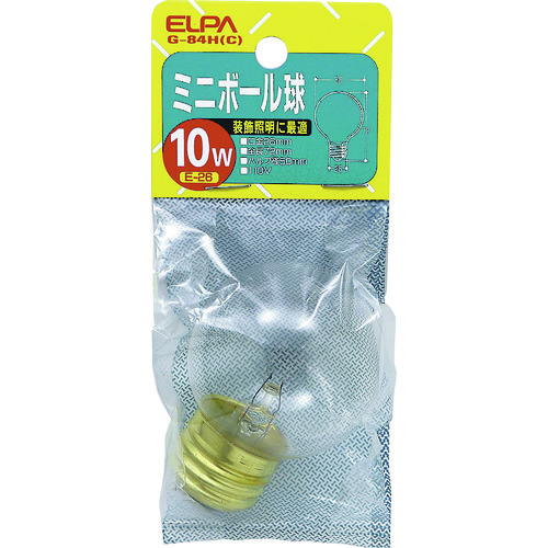 トラスコ中山 ELPA ボール球10W（ご注文単位1個）【直送品】