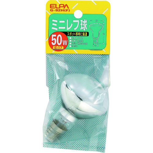 トラスコ中山 ELPA ミニレフ球50W（ご注文単位1個）【直送品】