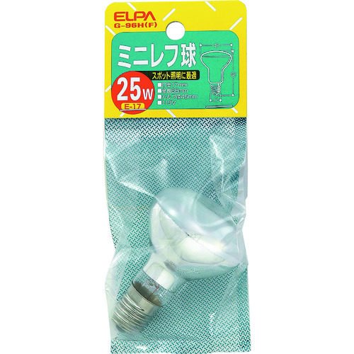 トラスコ中山 ELPA ミニレフ球25W（ご注文単位1個）【直送品】