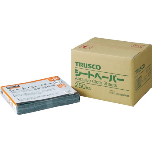 トラスコ中山 TRUSCO まとめ買い シートペーパー #1000(250枚セット)（ご注文単位1箱）【直送品】