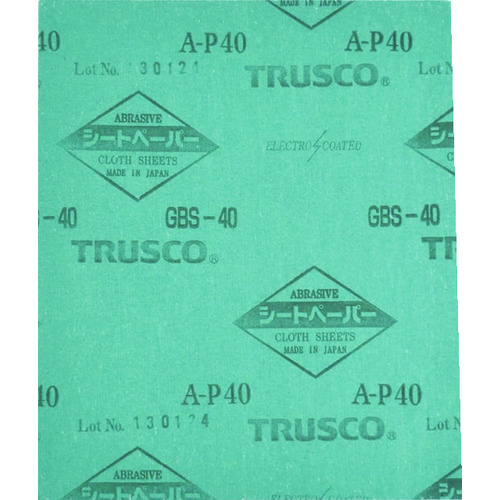 トラスコ中山 TRUSCO シートペーパー #40（ご注文単位50枚）【直送品】