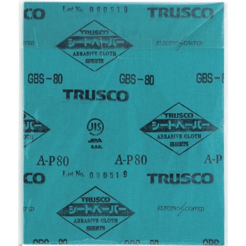 トラスコ中山 TRUSCO シートペーパー #80（ご注文単位50枚）【直送品】