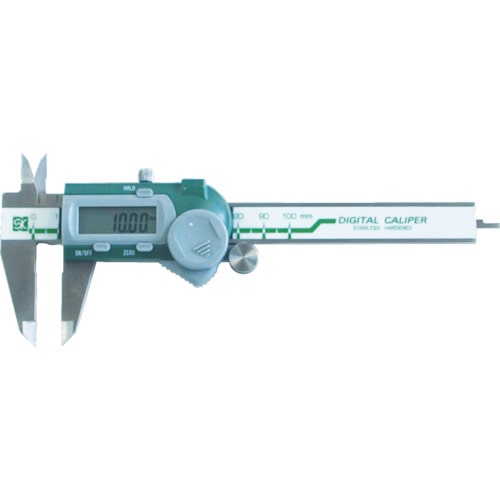 トラスコ中山 SK デジタルノギス 測定範囲mm100 最小表示0.01mm（ご注文単位1本）【直送品】