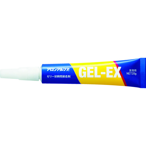 トラスコ中山 アロン 瞬間接着剤 アロンアルフア GEL-EX 20g（ご注文単位1本）【直送品】