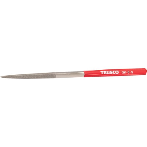 トラスコ中山 TRUSCO ダイヤモンドヤスリ 鉄工用#140 三角 1本入 全長215mm(5本組サイズ)（ご注文単位1本）【直送品】