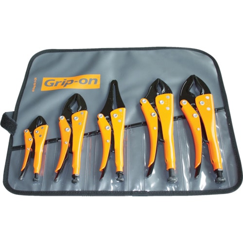 トラスコ中山 GRIP-ON グリッププライヤーセット　752-1723（ご注文単位1セット）【直送品】