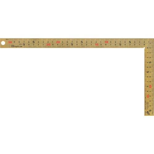 トラスコ中山 SK 金曲尺 30cm 快段目盛 厚手広巾 420-3951  (ご注文単位1本) 【直送品】