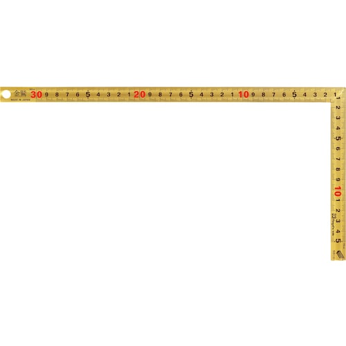 トラスコ中山 SK 金曲尺 30cm／1尺 快段目盛 併用目盛 596-4155  (ご注文単位1個) 【直送品】