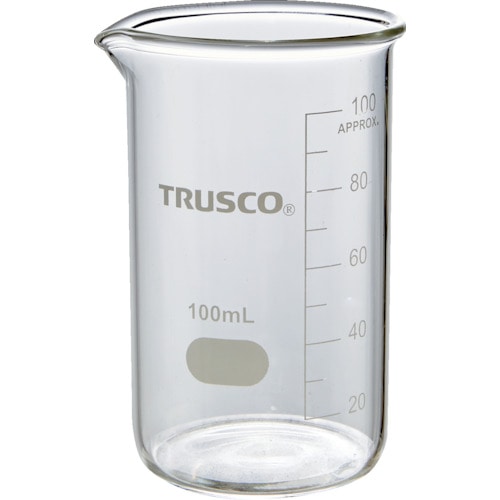 トラスコ中山 TRUSCO トールビーカー 100ml（ご注文単位1個）【直送品】