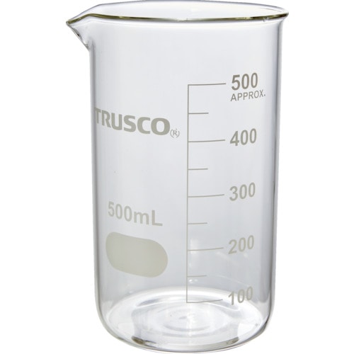 トラスコ中山 TRUSCO トールビーカー 500ml（ご注文単位1個）【直送品】