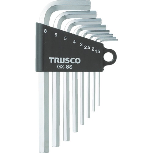 トラスコ中山 TRUSCO 六角棒レンチセット 8本組　125-3379（ご注文単位1セット）【直送品】