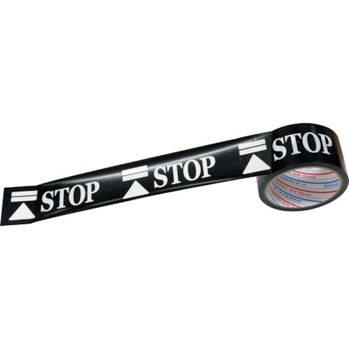 トラスコ中山 パイオラン 表示テープ STOP（ご注文単位1巻）【直送品】