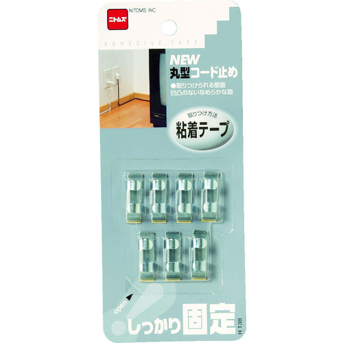 トラスコ中山 ニトムズ 丸型コード止め（ご注文単位1パック）【直送品】