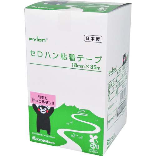 トラスコ中山 共和 セロハン粘着テープ 18mm×35m 透明 1巻 109-7401  (ご注文単位1巻) 【直送品】