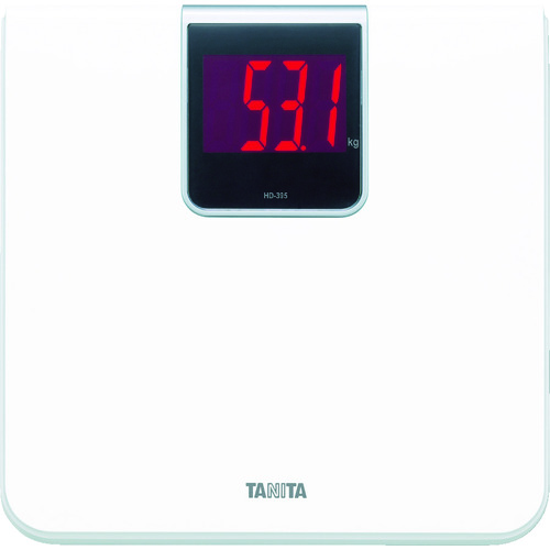 トラスコ中山 TANITA デジタルヘルスメーター HD‐395‐WH（ご注文単位1台）【直送品】