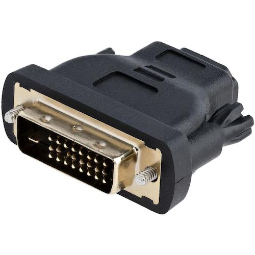 トラスコ中山 スターテック ディスプレイアダプター／HDMI － DVI－D／小型／HDMIメス・DVIオス 492-9809  (ご注文単位1袋) 【直送品】