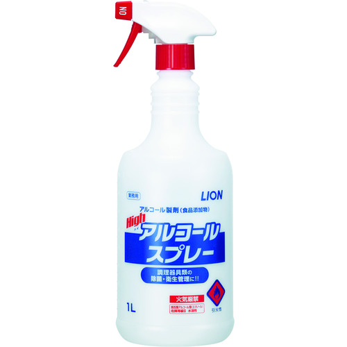 トラスコ中山 ライオン 【※軽税】ハイアルコールスプレー 1L（ご注文単位1本）【直送品】