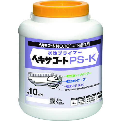 トラスコ中山 ニッぺ ヘキサコート PS-K 3kg HXP011-3（ご注文単位1缶）【直送品】