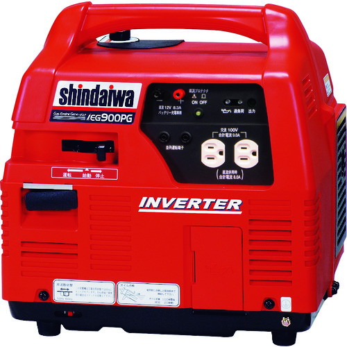 トラスコ中山 新ダイワ インバータガスエンジン発電機0.9kVA（ご注文単位1台）【直送品】