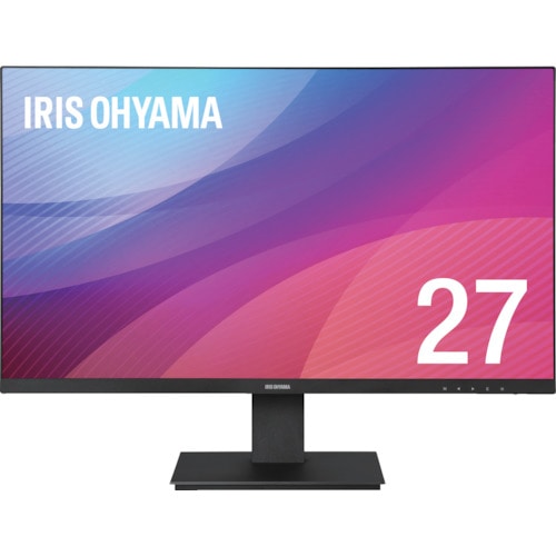 トラスコ中山 IRIS 105786 液晶ディスプレイ 27V型 ブラック 594-2778  (ご注文単位1台) 【直送品】