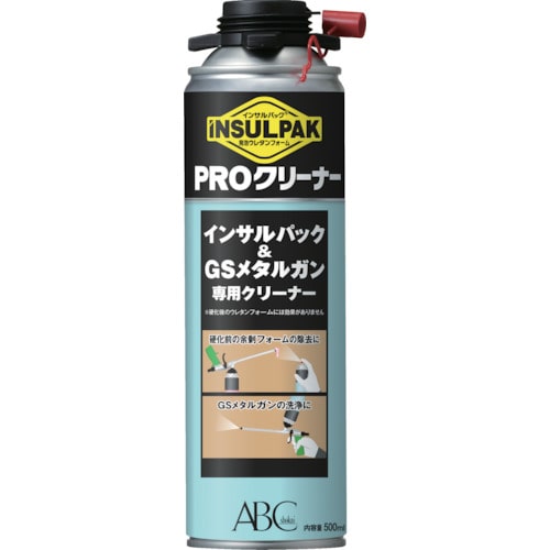 トラスコ中山 ABC 発泡ウレタン専用洗浄剤 インサルパック専用クリーナー インサルプロクリーナー 500ml（ご注文単位1本）【直送品】