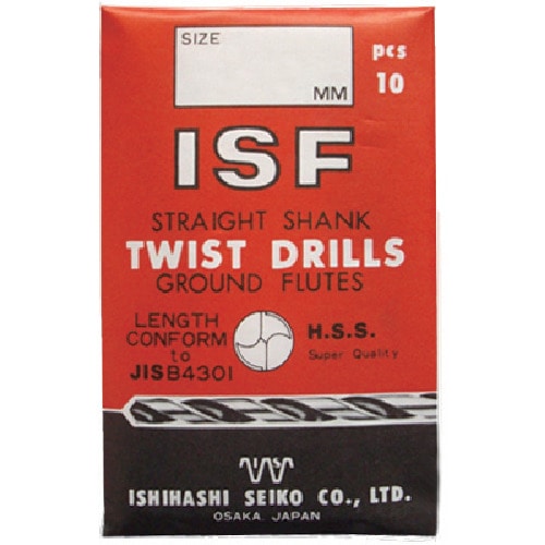 トラスコ中山 ISF ストレートドリル 1.1mm 504-0434  (ご注文単位10本) 【直送品】