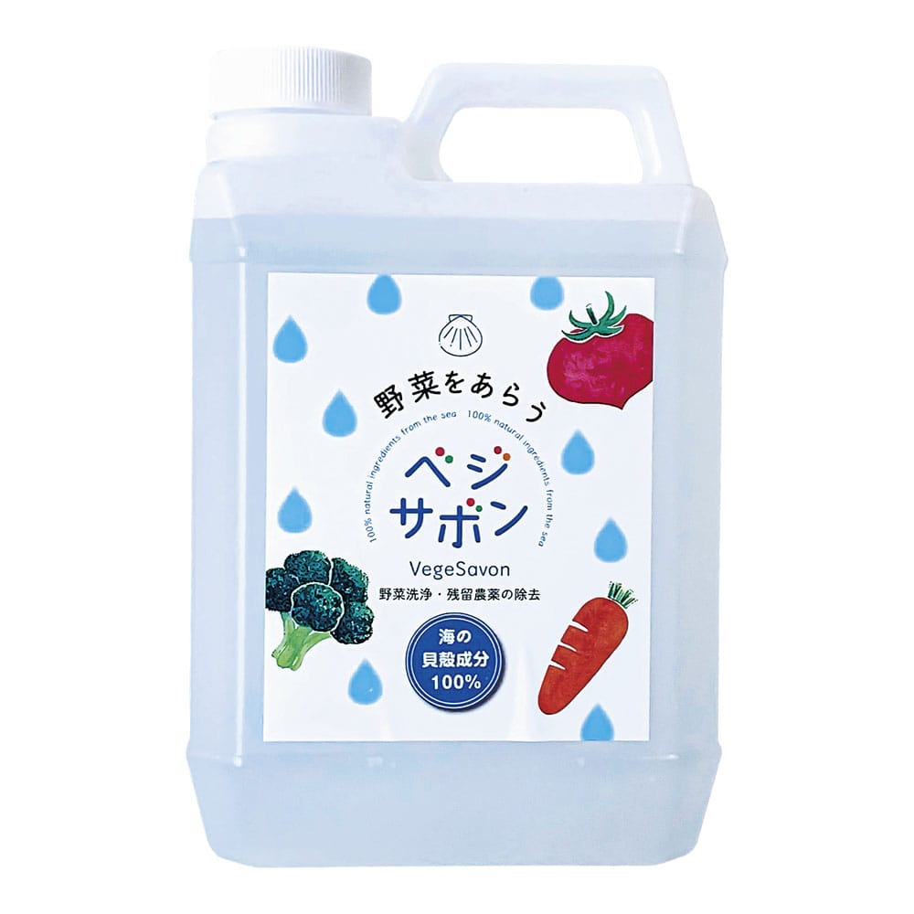 べジサボン（野菜洗浄・残留農薬除去剤） 2000ml 1個（ご注文単位1個）【直送品】