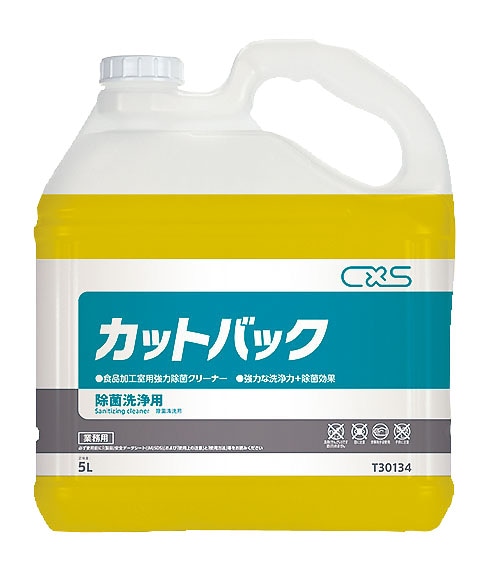 シーバイエス　強力除菌クリーナー カットバック　5L 1個（ご注文単位1個）【直送品】