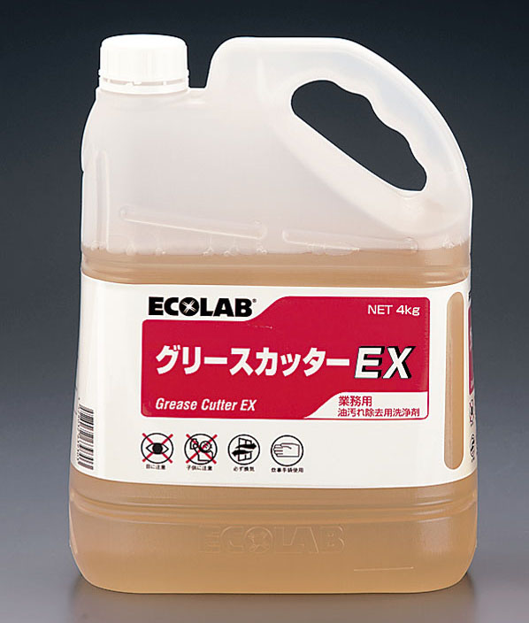 業務用強度油汚れ除去剤グリースカッター EX　4kg 1箱（ご注文単位1箱）【直送品】