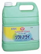 ライオン　衣料柔軟剤　ソフト＆ドライ 4l 1個（ご注文単位1個）【直送品】