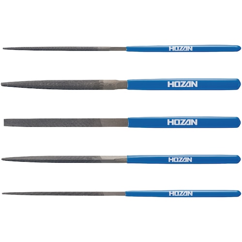 トラスコ中山 HOZAN 5本組ヤスリセット　810-7118（ご注文単位1セット）【直送品】