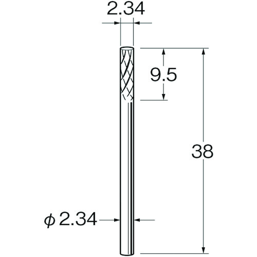 トラスコ中山 リューター 精密加工用超硬カッターK1632（ご注文単位1袋）【直送品】