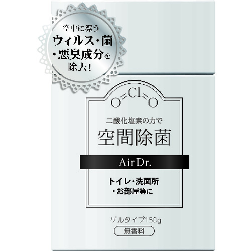 トラスコ中山 novopin エアドクター空間除菌お部屋用ゲルタイプ150g（ご注文単位1個）【直送品】