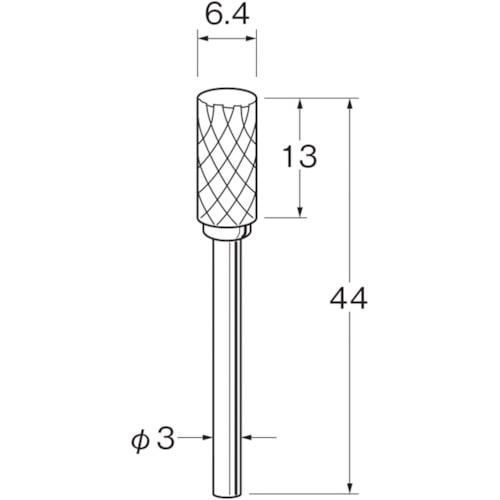 トラスコ中山 リューター 超硬カッターK3126（ご注文単位1袋）【直送品】