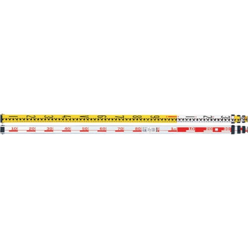 トラスコ中山 KDS アルミスタッフ5m4段（ご注文単位1本）【直送品】