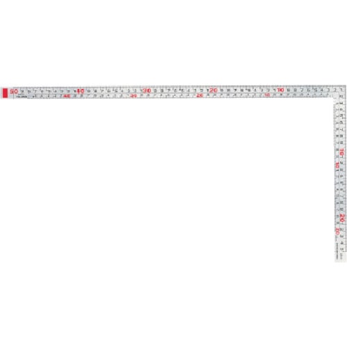 トラスコ中山 タジマ 等厚曲尺 (広幅曲尺)同目50cm（ご注文単位1本）【直送品】