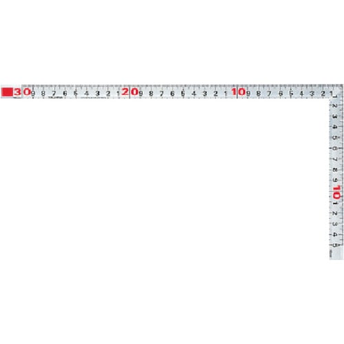 トラスコ中山 タジマ 等厚曲尺 同目裏2段30cm（ご注文単位1本）【直送品】