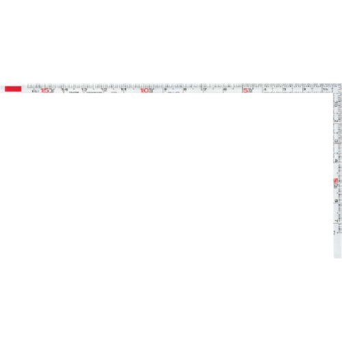 トラスコ中山 タジマ 等厚曲尺 同目尺5寸（ご注文単位1本）【直送品】
