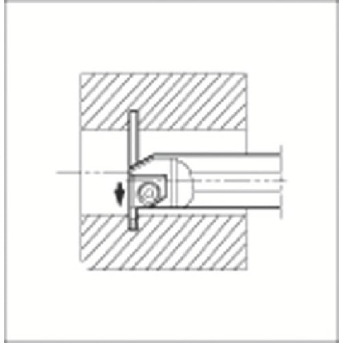 トラスコ中山 京セラ 大内径深溝入れ加工用ホルダ KIGH（ご注文単位1個）【直送品】