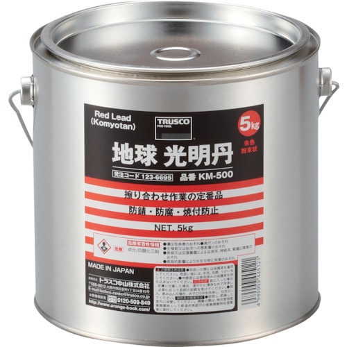 トラスコ中山 TRUSCO 光明丹 5kg（ご注文単位1缶）【直送品】