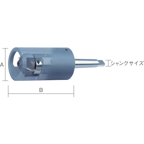 トラスコ中山 NOGA K1内外径用カウンターシンク90°MT-2シャンク（ご注文単位1本）【直送品】