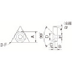 トラスコ中山 京セラ 部品 シート 209-0481  (ご注文単位1個) 【直送品】