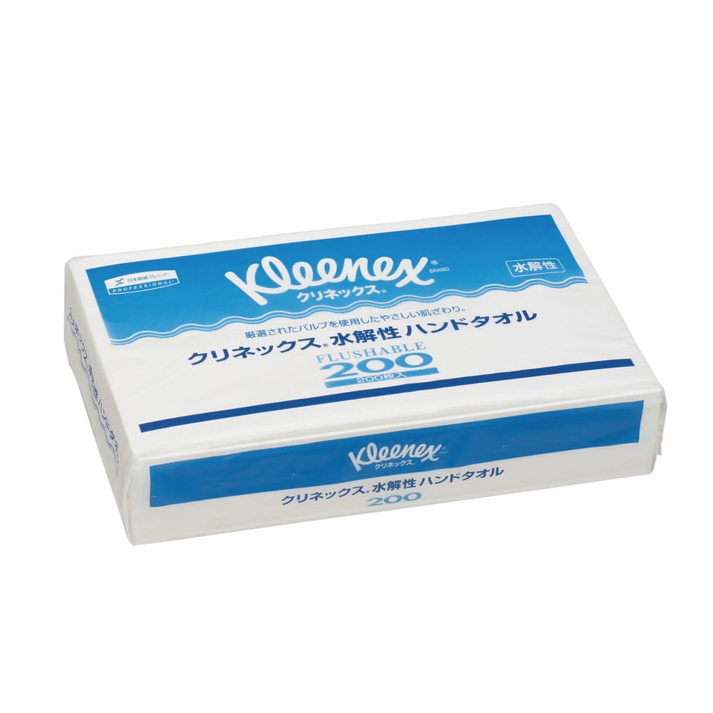 クリネックス　水解性ハンドタオル （1ケース35束入） 1箱（ご注文単位1箱）【直送品】