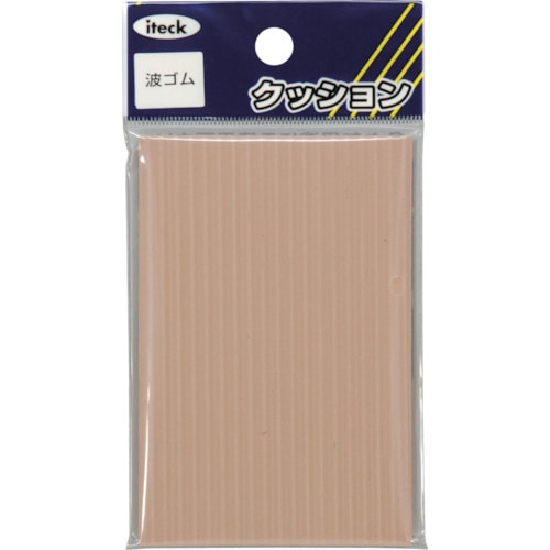 トラスコ中山 光 波ゴムクッション茶90×60×3mm 820-1740  (ご注文単位1パック) 【直送品】