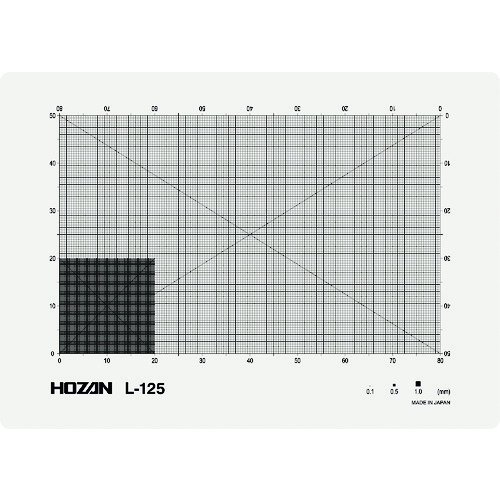 トラスコ中山 HOZAN スケールシート 368-1166  (ご注文単位1個) 【直送品】